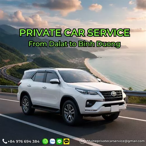 Dalat to Binh Duong Private Car